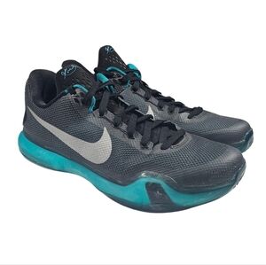 Nike Kobe 10 Liberty Black Radiant Emerald Sneakers Men's sz 11